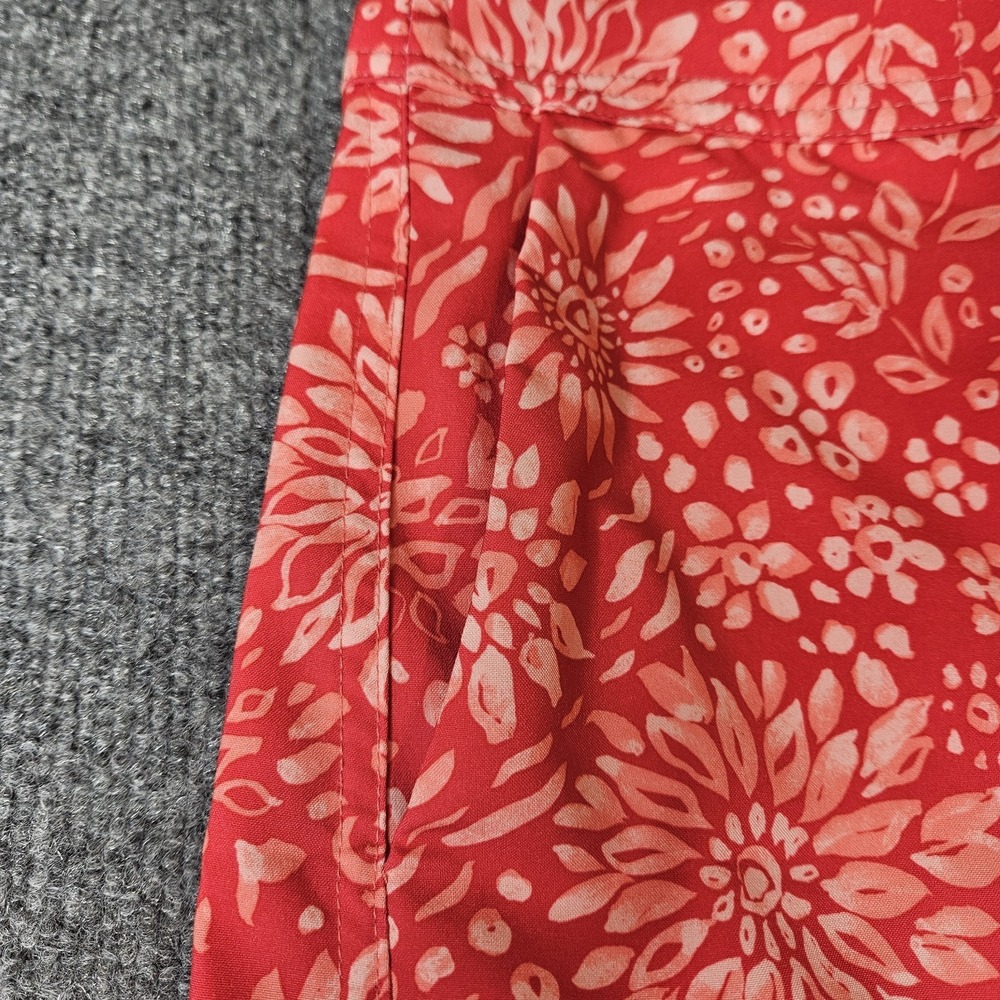 Ripskirt Hawaii Wrap Skirt Dahlia Teaberry Size Small Length 1 Quick Dry Pockets - Picture 2 of 7